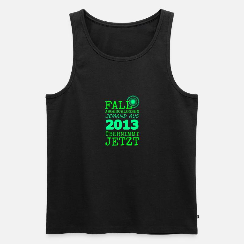 2013 2013 - Männer Premium Bio Tank Top - Schwarz
