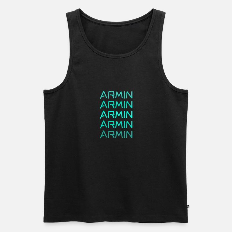 Geschenk für Armin - Männer Premium Bio Tank Top - Schwarz