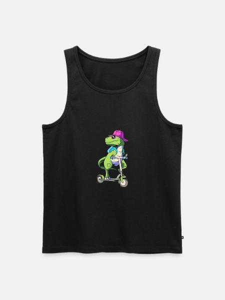 Scooter Roller - Men's Premium Organic Tank Top - black