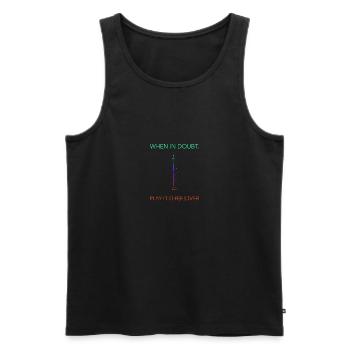 Oboe Orchester Musiker Instrument Geschenk - Männer Premium Bio Tank Top - Schwarz - Vorne - Michal (187cm)