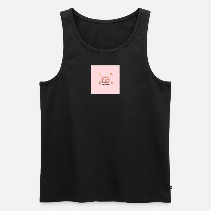 Sweetness - Männer Premium Bio Tank Top - Schwarz