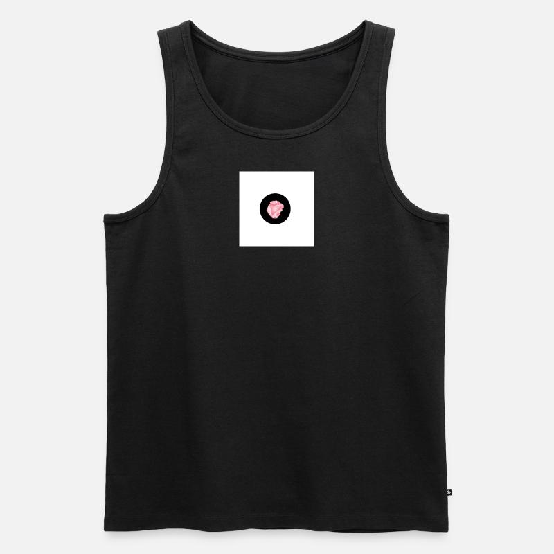 Design ohne Titel - Männer Premium Bio Tank Top - Schwarz