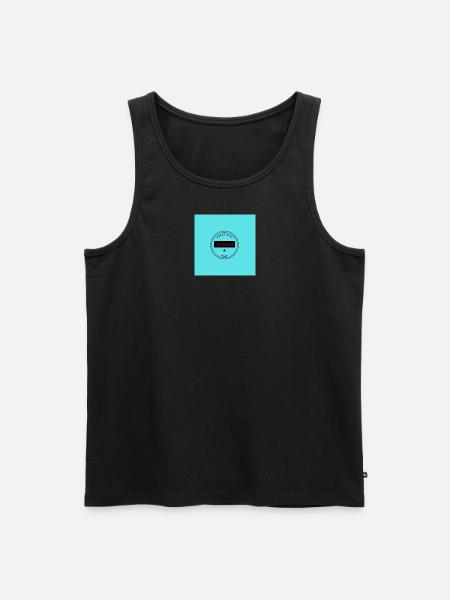Cap mit Still - Männer Premium Bio Tank Top - Schwarz