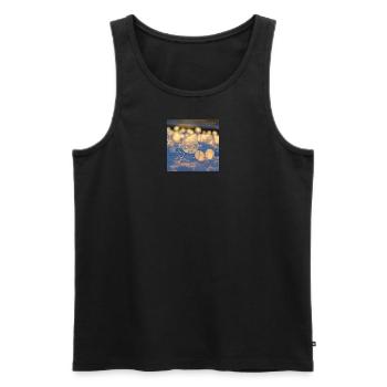 Or noir 2 - Débardeur bio Premium Homme - noir - Devant - Michal (187cm)
