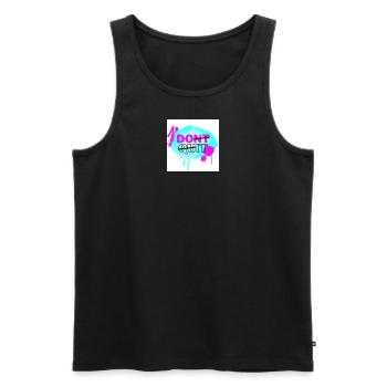 Dont Quit/Do It Design - Männer Premium Bio Tank Top - Schwarz - Vorne - AI Model Male 178 light (178cm)