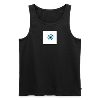 Nazar – AmuletteT–Shirt - Männer Premium Bio Tank Top - Schwarz - Vorne - Michal (187cm)