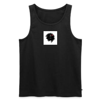 depressive - Männer Premium Bio Tank Top - Schwarz - Vorne - Michal (187cm)