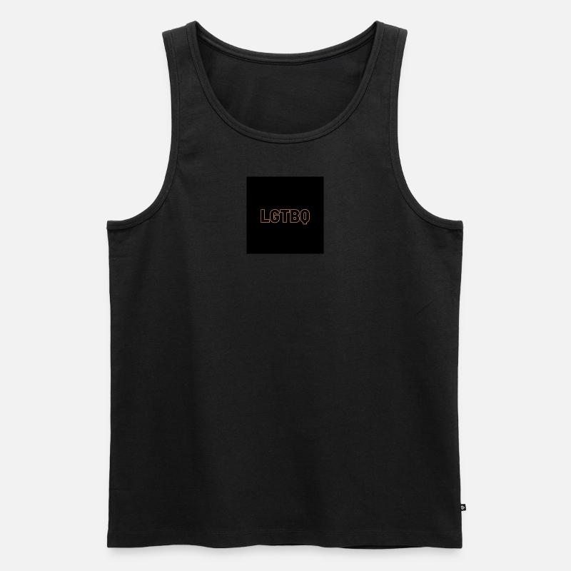 LGTBQ - Männer Premium Bio Tank Top - Schwarz