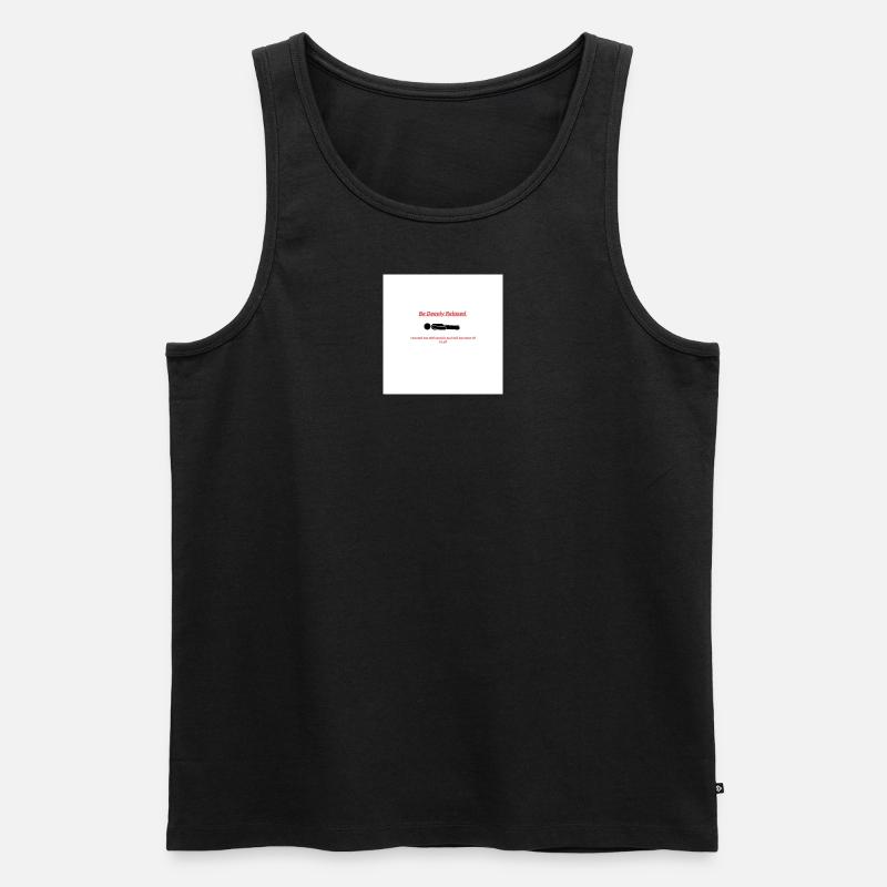 Relax - Männer Premium Bio Tank Top - Schwarz