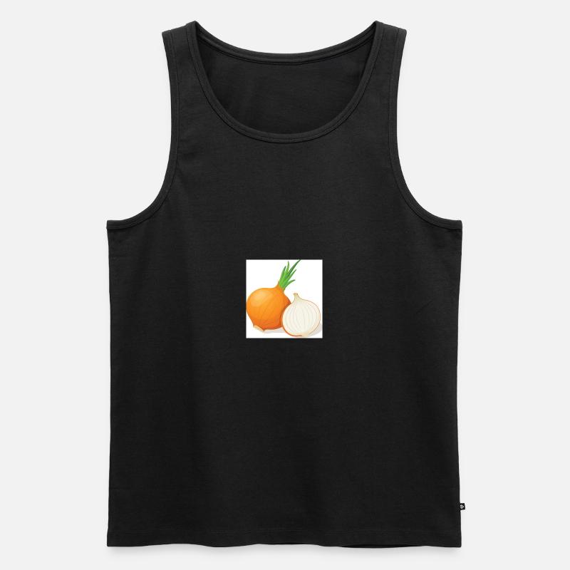onion - Men's Premium Organic Tank Top - black