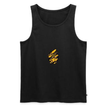 Soziale Arbeit - Männer Premium Bio Tank Top - Schwarz - Vorne - AI Model Male 178 light (178cm)