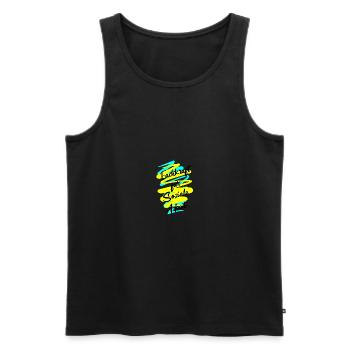 Soziale Arbeit - Männer Premium Bio Tank Top - Schwarz - Vorne - AI Model Male 178 light (178cm)