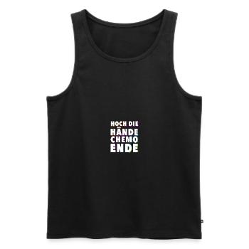 Chemo Krebstherapie Krebs Geschenk - Männer Premium Bio Tank Top - Schwarz - Vorne - AI Model Male 178 light (178cm)