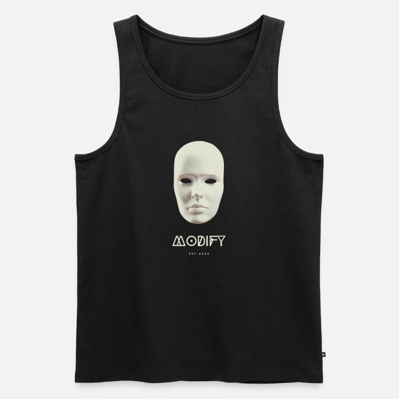 Modify - Männer Premium Bio Tank Top - Schwarz