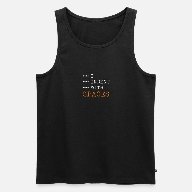 Ich Einrücke Mit Leerzeichen - Männer Premium Bio Tank Top - undefined