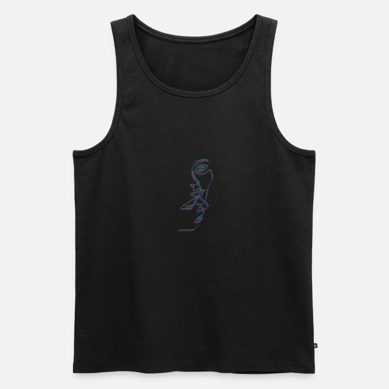 Faces - Männer Premium Bio Tank Top - undefined