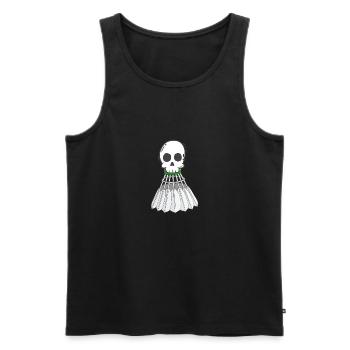 badminton badminton badminton player badminton player badminton - Men's Premium Organic Tank Top - black - Front - AI Model Male 178 light (178cm)
