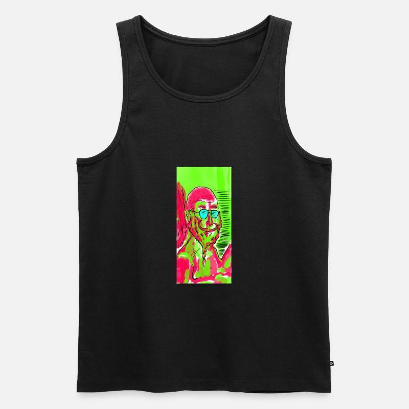 almost me - Männer Premium Bio Tank Top - Schwarz
