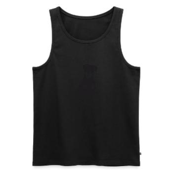 Rottweiler - Männer Premium Bio Tank Top - Schwarz - Vorne - Michal (187cm)
