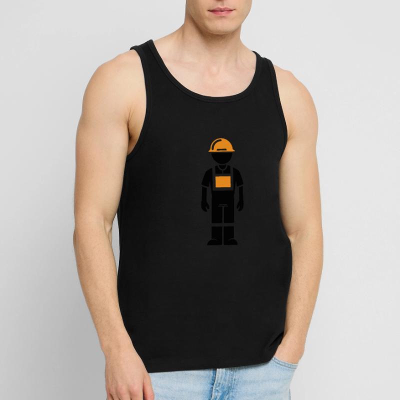Construction worker Men's Premium Organic Tank Top