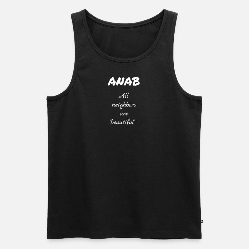 Anab - Männer Premium Bio Tank Top - Schwarz