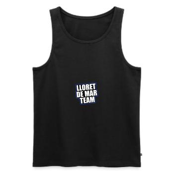 Lloret De Mar Team Travel Holidays - Men's Premium Organic Tank Top - black - Front - Michal (187cm)