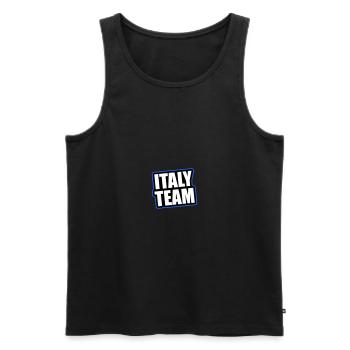 Italien Team Reisen Urlaub - Männer Premium Bio Tank Top - Schwarz - Vorne - Michal (187cm)