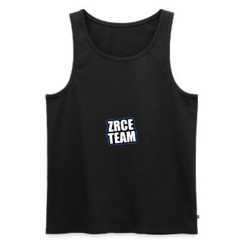 Vacances de voyage de l’équipe Zrce - Débardeur bio Premium Homme - noir - Devant - Michal (187cm)