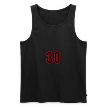 Justaucorps 30 Nombre d’années - Débardeur bio Premium Homme - noir - Devant - Michal (187cm)