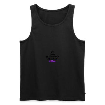 Enterrement de vie de jeune fille Crew Enterrement de vie de garçon - Débardeur bio Premium Homme - noir - Devant - Michal (187cm)