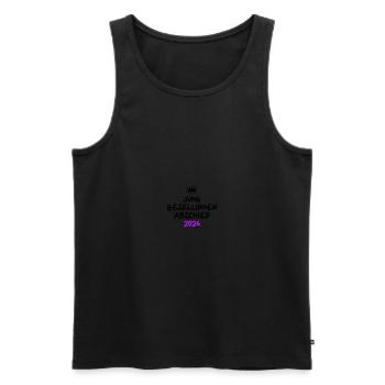 Hen Party 2024 Hen - Men's Premium Organic Tank Top - black - Front - AI Model Male 178 light (178cm)
