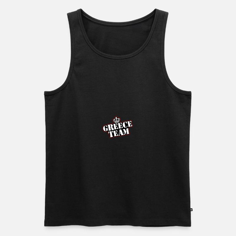 Greece Team - Männer Premium Bio Tank Top - undefined