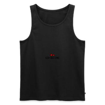 Enterrement de vie de jeune fille - Débardeur bio Premium Homme - noir - Devant - AI Model Male 178 light (178cm)
