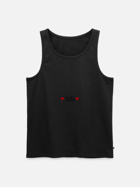 Squad Herz - Männer Premium Bio Tank Top - 
