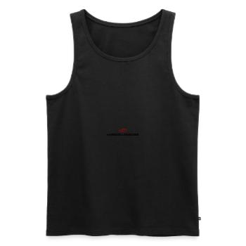 Enterrement de vie de garçon coeur - Débardeur bio Premium Homme - noir - Devant - Michal (187cm)