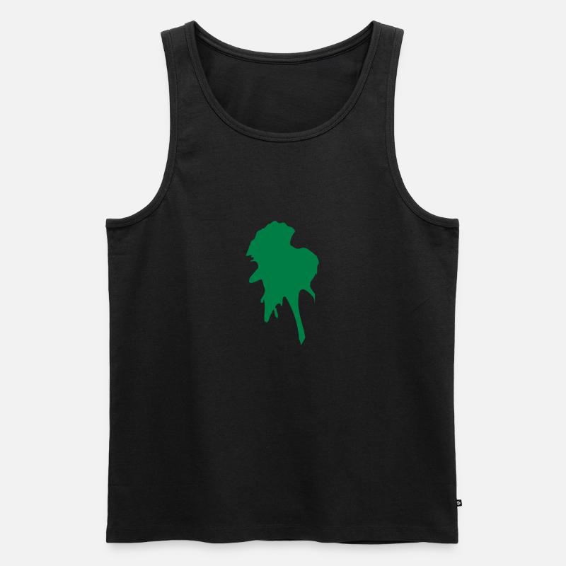 klecks muster - Motivfarbwechsel möglich - Männer Premium Bio Tank Top - undefined