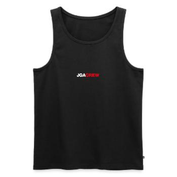 JGA Party-Crew - Männer Premium Bio Tank Top - Schwarz - Vorne - Michal (187cm)