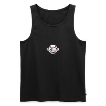 Baseball In Me - Baseball Baseball Player - Men's Premium Organic Tank Top - black - Front - Michal (187cm)