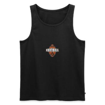 Le football américain en moi Joueurs de football américain - Débardeur bio Premium Homme - noir - Devant - AI Model Male 178 light (178cm)