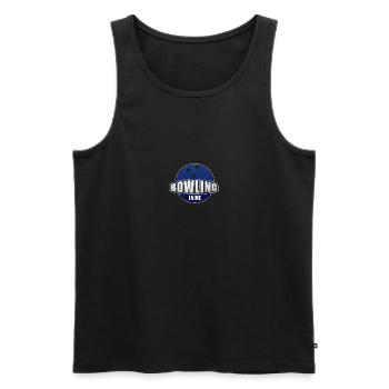 Bowling In Me - Bowling Player Trainer - Men's Premium Organic Tank Top - black - Front - AI Model Male 178 light (178cm)