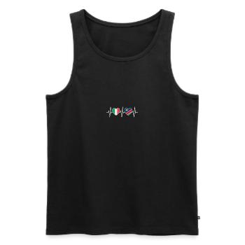 Italien und Namibia Namibische Fahne Flaggen - Männer Premium Bio Tank Top - Schwarz - Vorne - Michal (187cm)