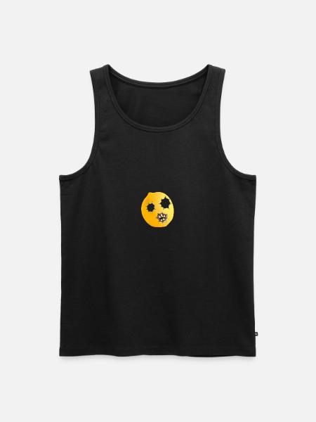Saurer Zombie - Männer Premium Bio Tank Top - Schwarz