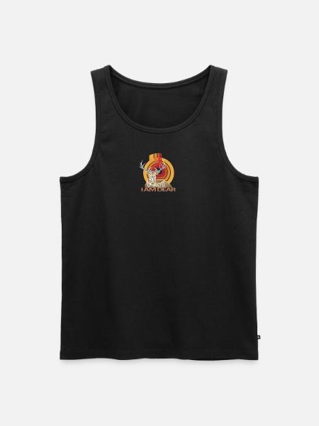 I Am Dear - Männer Premium Bio Tank Top - Schwarz