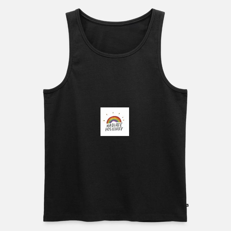Logo - Männer Premium Bio Tank Top - Schwarz