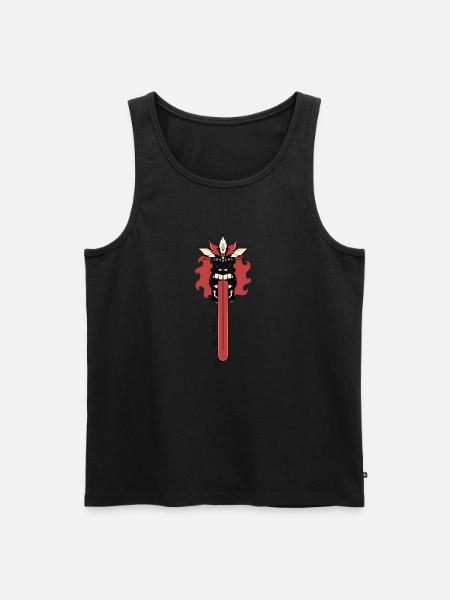 Tiki language - Men's Premium Organic Tank Top - black