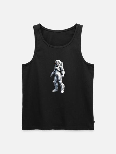 Astronaut - Profession Design Sticker - Men's Premium Organic Tank Top - black