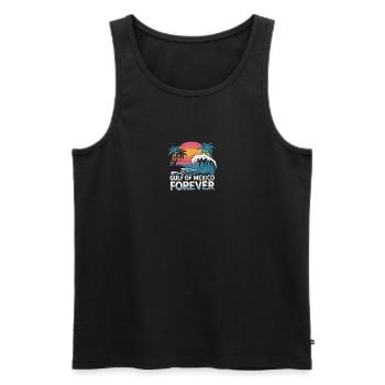 Golf von Mexiko Ozeanisches Becken Touristenattraktion Reisen - Männer Premium Bio Tank Top - Schwarz - Vorne - AI Model Male 178 light (178cm)