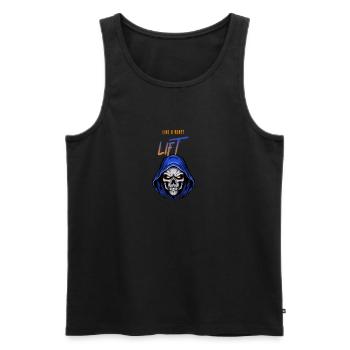 Lift Like A Beast - Men's Premium Organic Tank Top - black - Front - AI Model Male 178 light (178cm)