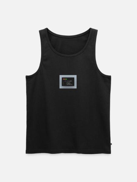 Coding is Life - Männer Premium Bio Tank Top - Schwarz