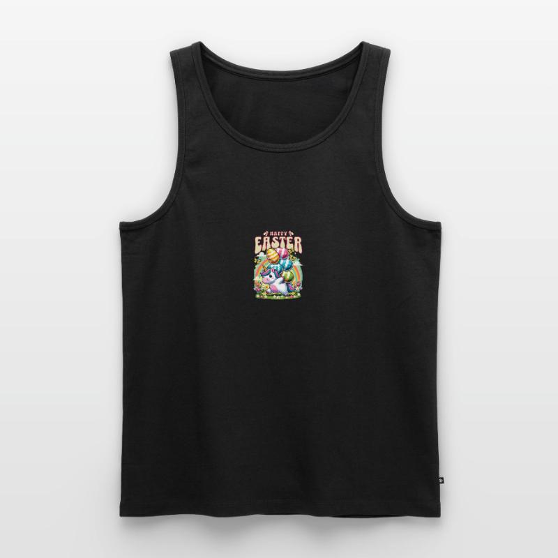 Easter Happy Easter Easter Bunny Easter Egg Spring Men's Premium Organic Tank Top